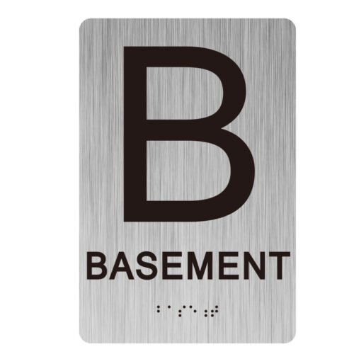 ADA Compliant Custom Room Number Braille BUILDING SIGN