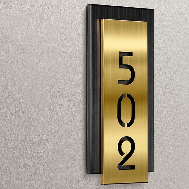 Self Adhesive Stainless Steel Door Number Plate For Hotel - Image 4