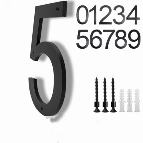 12 Inch 30cm House Number Outdoor Floating Building Signage