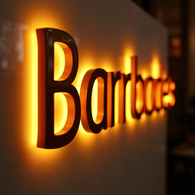 Premium Stainless Steel LED Backlit Letters for Hotels, Offices