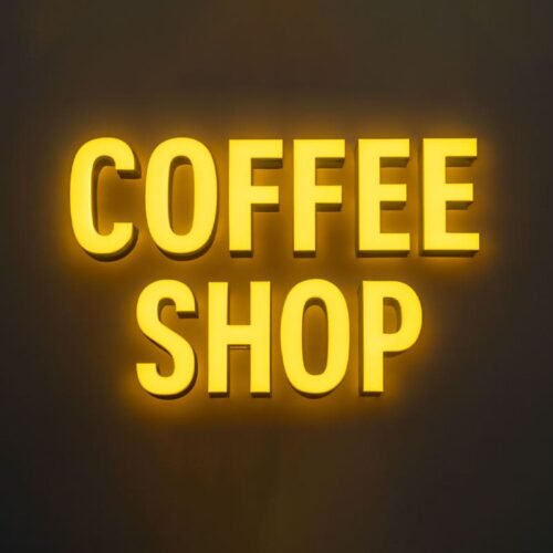 Front Lit Stainless Steel Letters for Outdoor Facade Signage