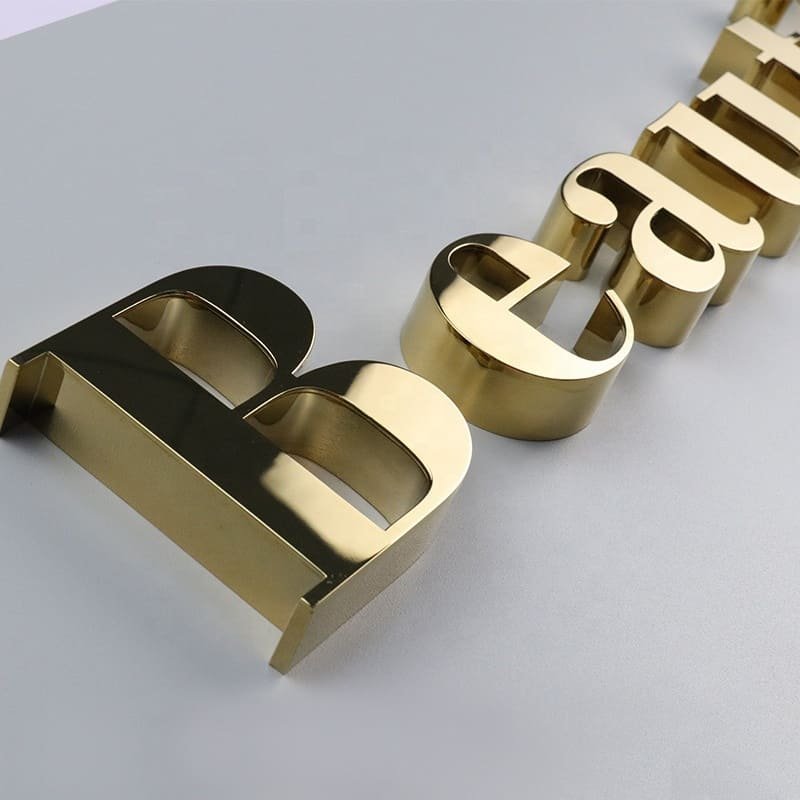 Custom Stainless Steel Channel Letter Logo Sign