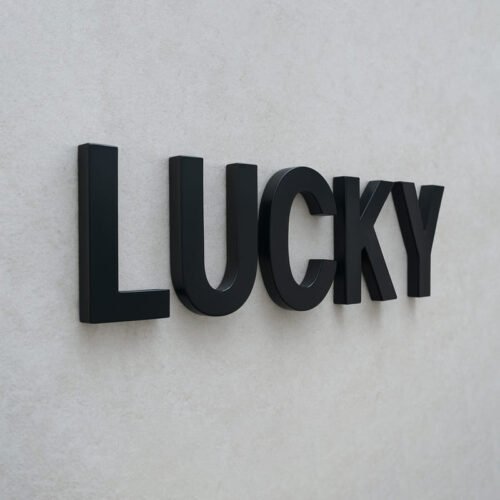 Acrylic Cut Letters Sign Custom 3D Non-luminous Letters