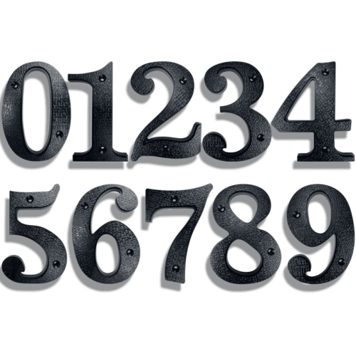 ABS 8 Inch Plaque Hotel Address Digits House Number Sign