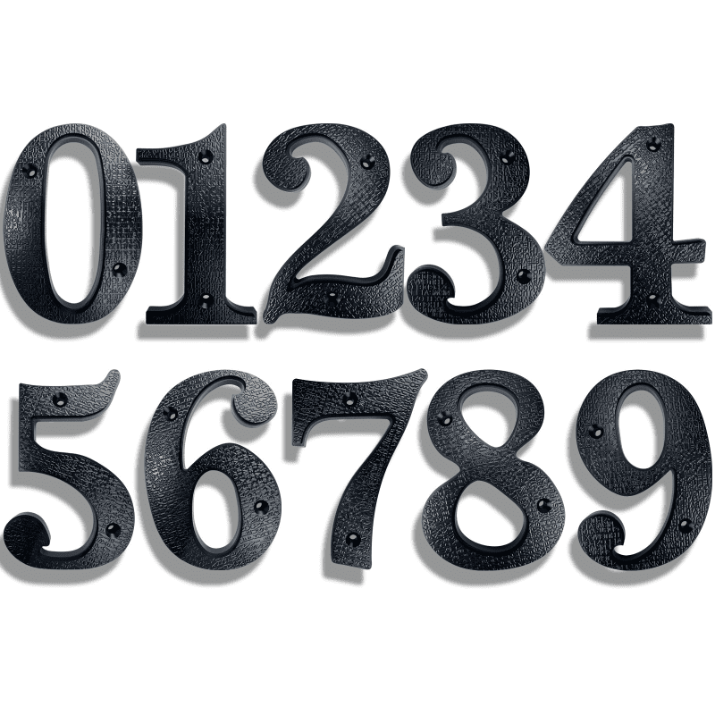 ABS 8 Inch Plaque Hotel Address Digits House Number Sign