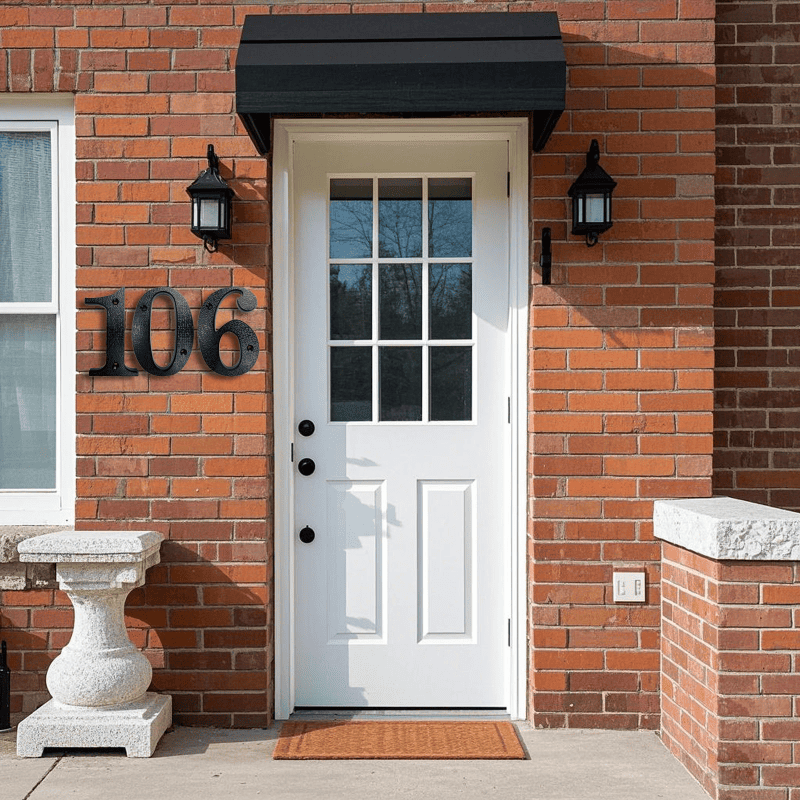 ABS 8 Inch Plaque Hotel Address Digits House Number Sign - Image 5